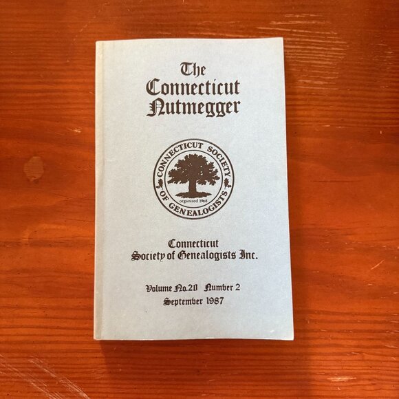 The Connecticut Nutmegger Genealogy Journal Lot Of 5 (1983 &1988) - Picture 3 of 5